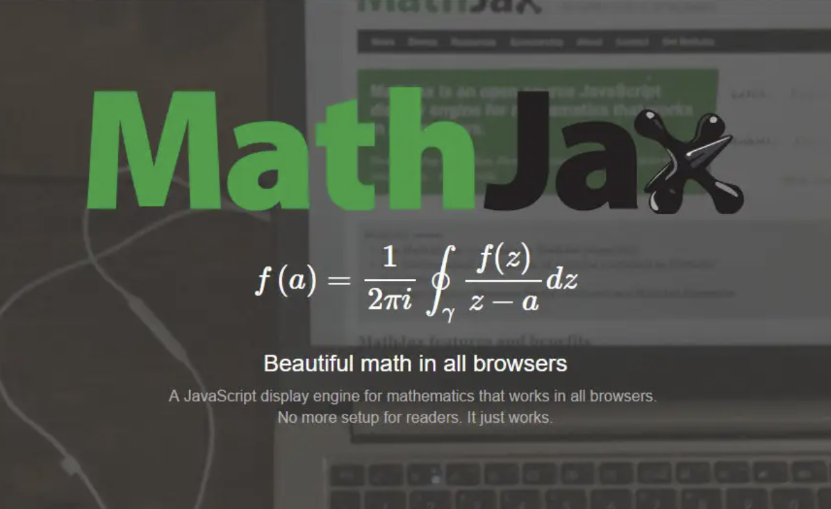 基于MathJax渲染数学公式